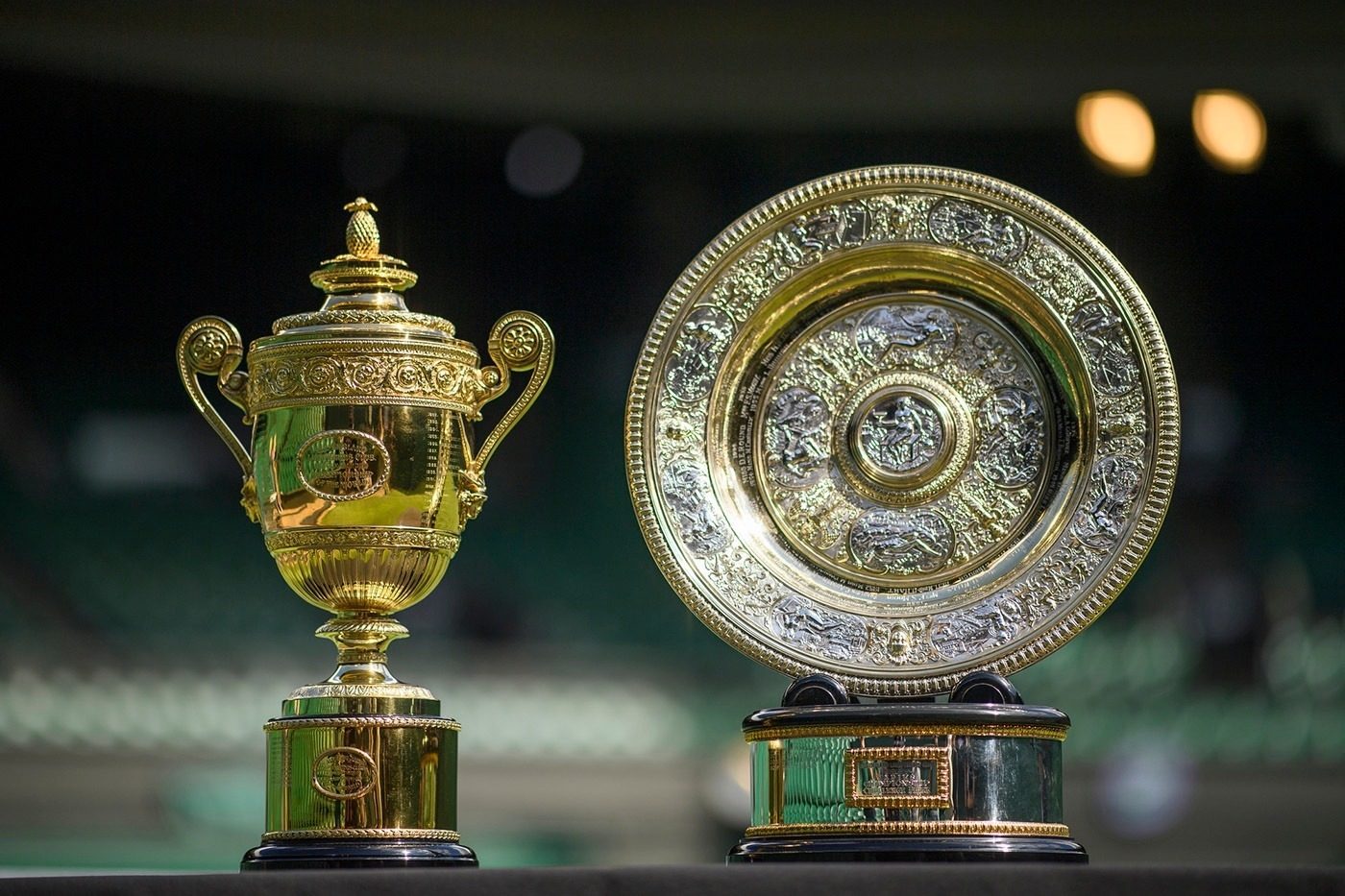 Wimbledon trophies
